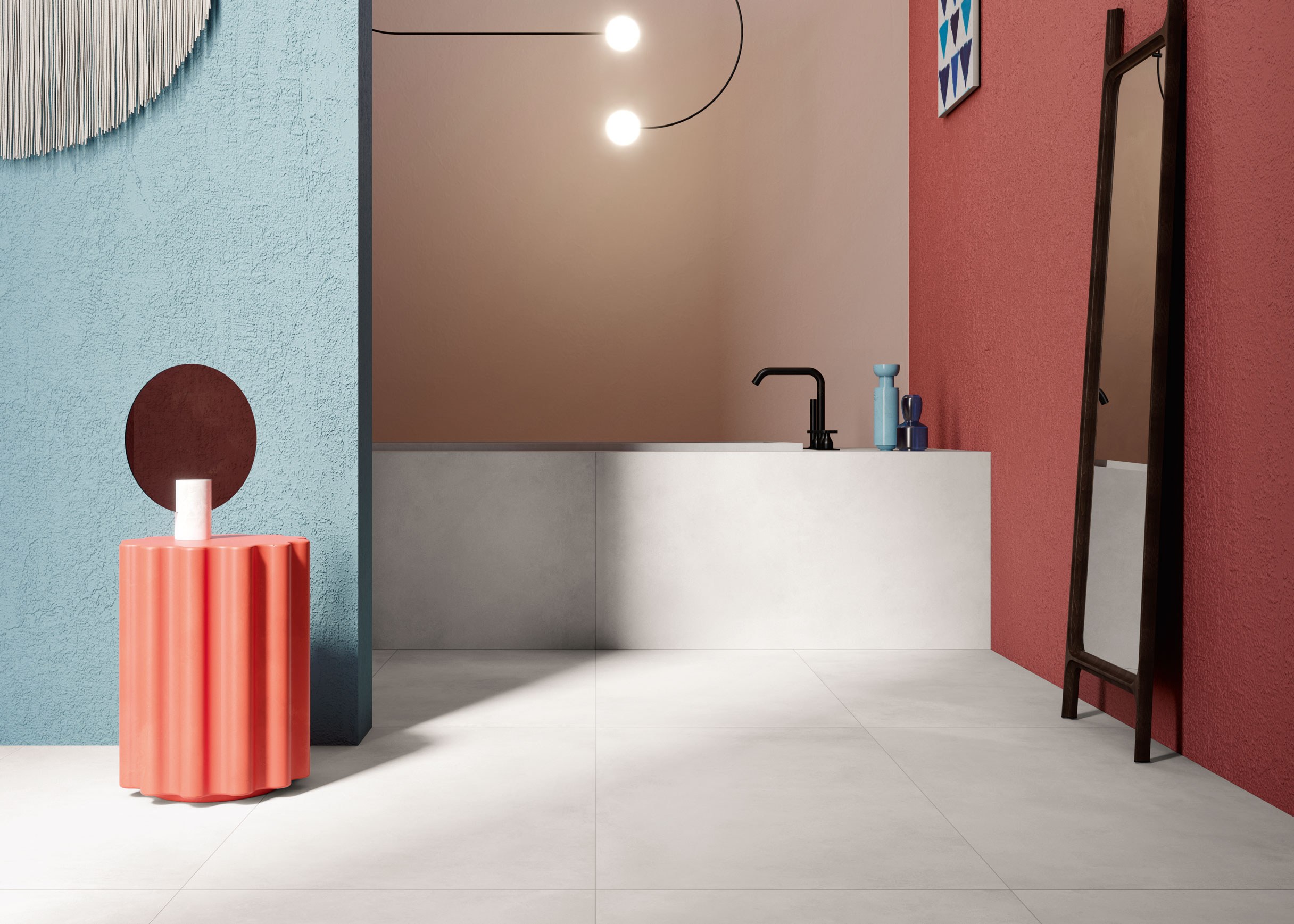 San Siro White ambiente 5x7