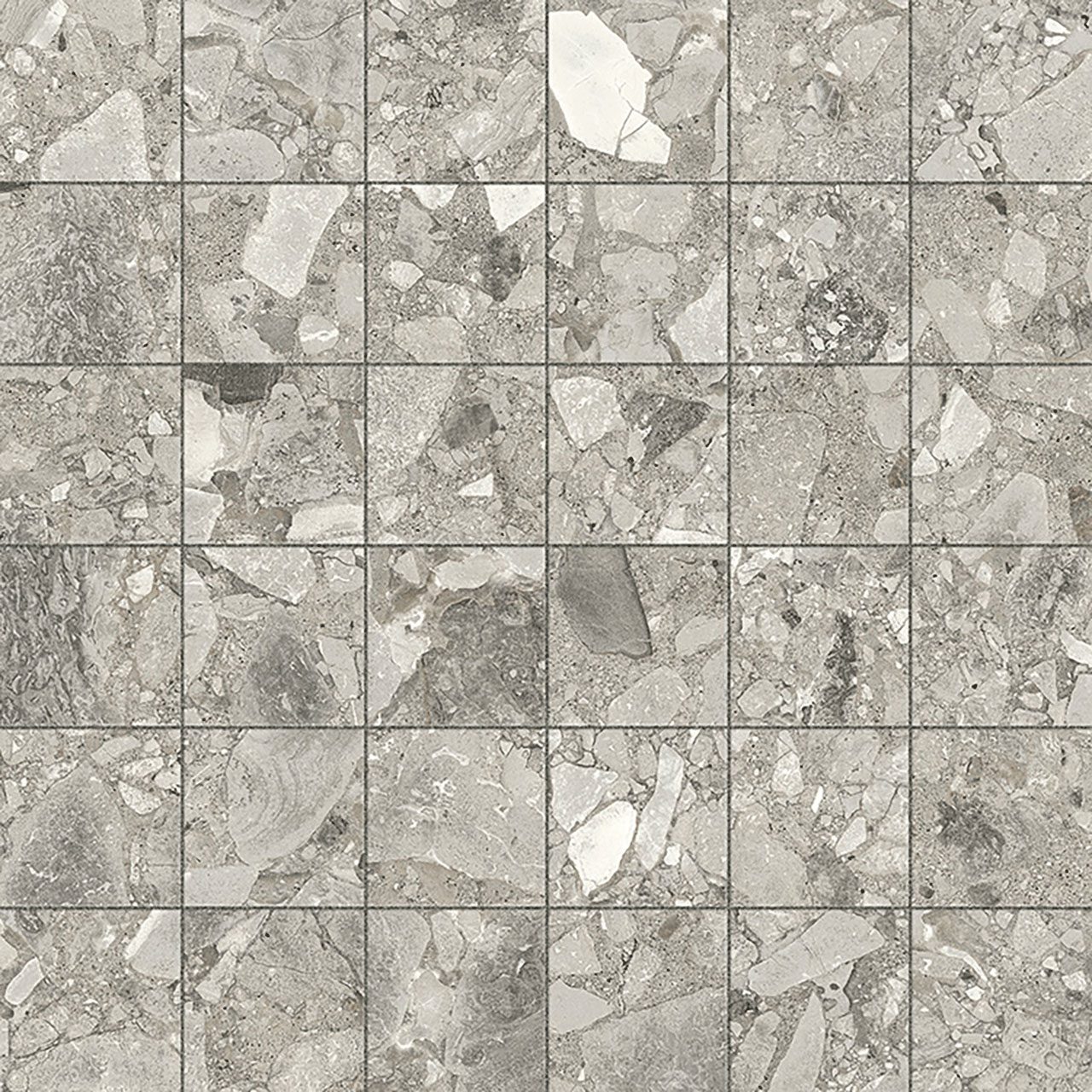 Brera 30x30 grey f04 mosaico