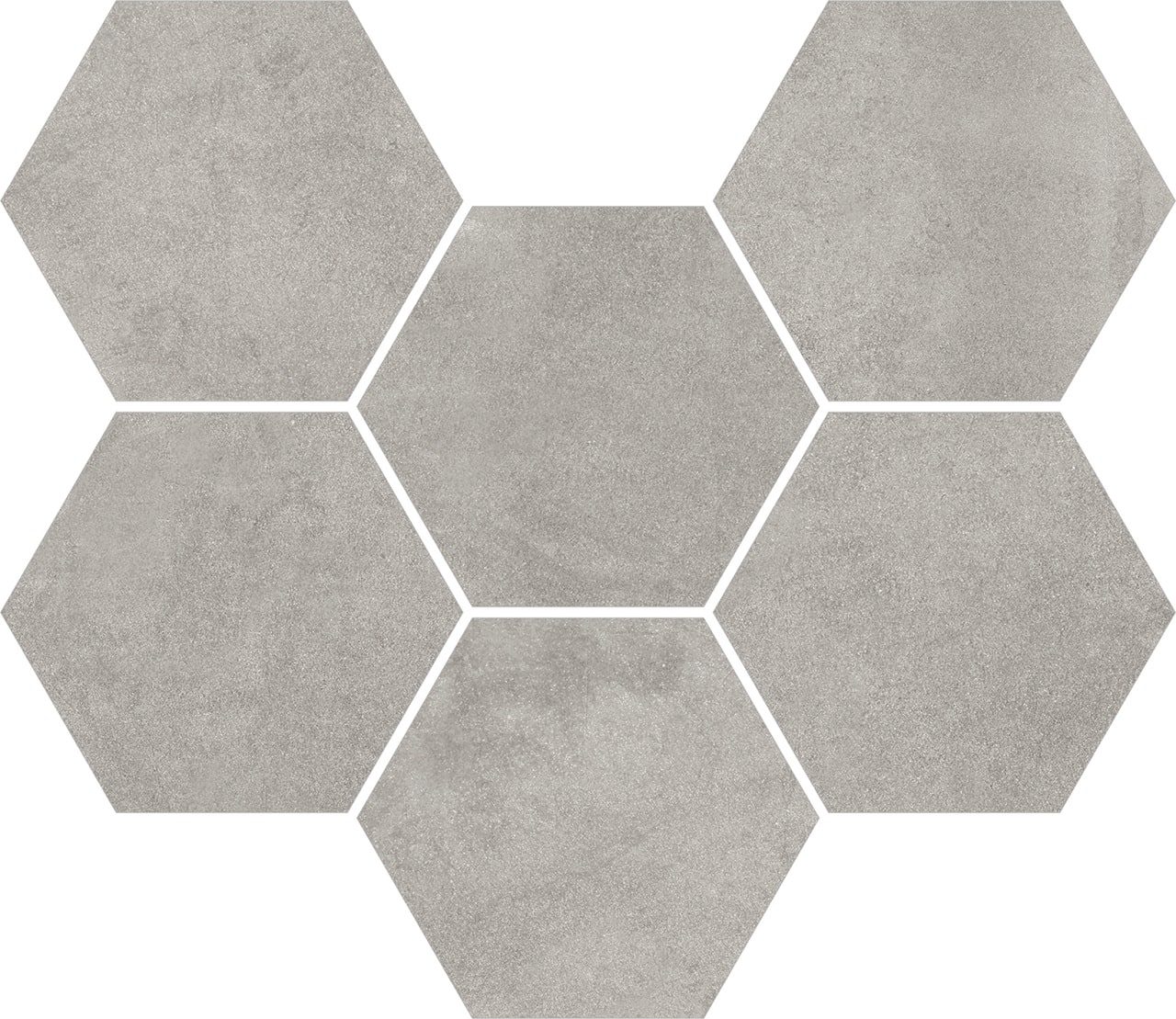 Grey Mosaico Hexagon min